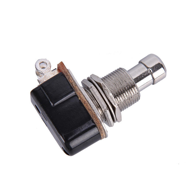 1X Spst Momentan Soft-Touch Druckknopf Stomp Fußpedal E-Gitarre Schalter