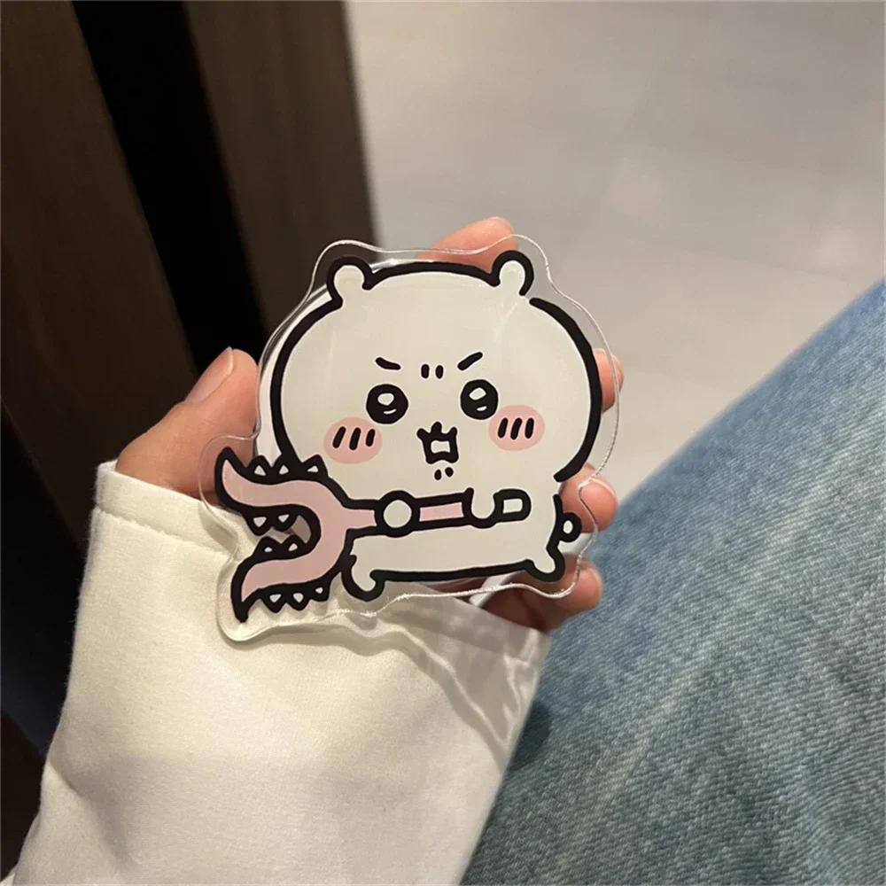 Korean Cute Fun Cartoon Chiikawa For Magsafe Magnetic Phone Griptok Stand For IPhone 17 Pro Max For Samsung Galaxy Foldable Holder Socket Bracket