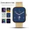 Smartwatch Men Women Sports Fitness Health Rate Monitor Bluetooth Call Digital Metal Gift Full Touch Gold Smart Watch