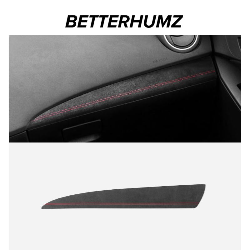 Betterhumz For Mazda 3 Axela 2010-2013 Made of Alcantara Co-pilot Dashboard Trim Stickers Car Trument Interior Accessories