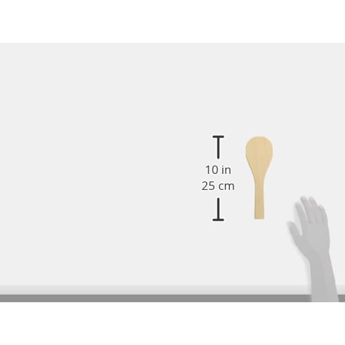 Takahashi Industries Round Spatula, 24cm, Beech Wood, Made in Japan, BSP01024