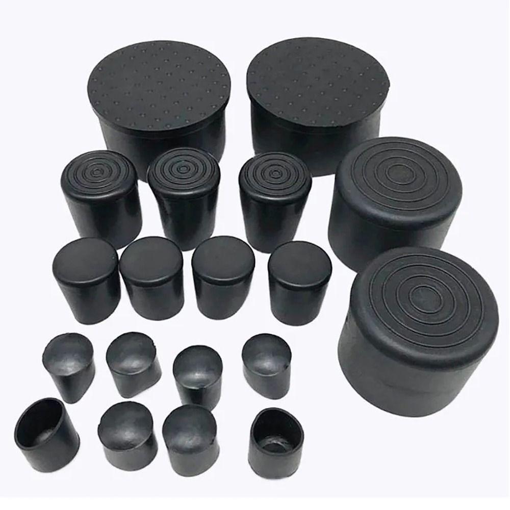 1Pcs Table Bottom Cover Round Tube Plug Furniture Feet Tubing End Covers New Chair Leg Caps