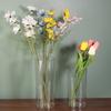 Hydroponic Plants Acrylic Cylinder Vase Transparent Fresh Flowers Decorative Bottles For Wedding Dining Table Centerpieces