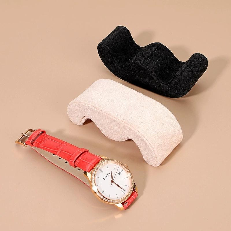 Wristwatch Storage Pillow Soft Anti-Scratch Suede Durable Multi Use Watch Cushion for Home Collection Shop Display