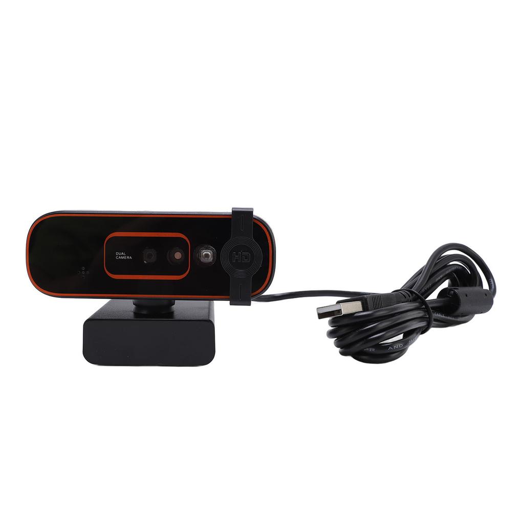 Computer Web Camera 1080P 30fps Facial Recognition USB Computer Camera with Private Cover Mic