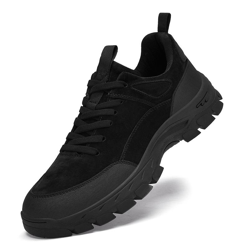 Outdoor Mens Casual Shoes Non-Slip Genuine Leather Sneakers Walking Shoes Hot-selling Male Treking Footwear Trainers