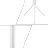 Pablo White Standing Coat Rack