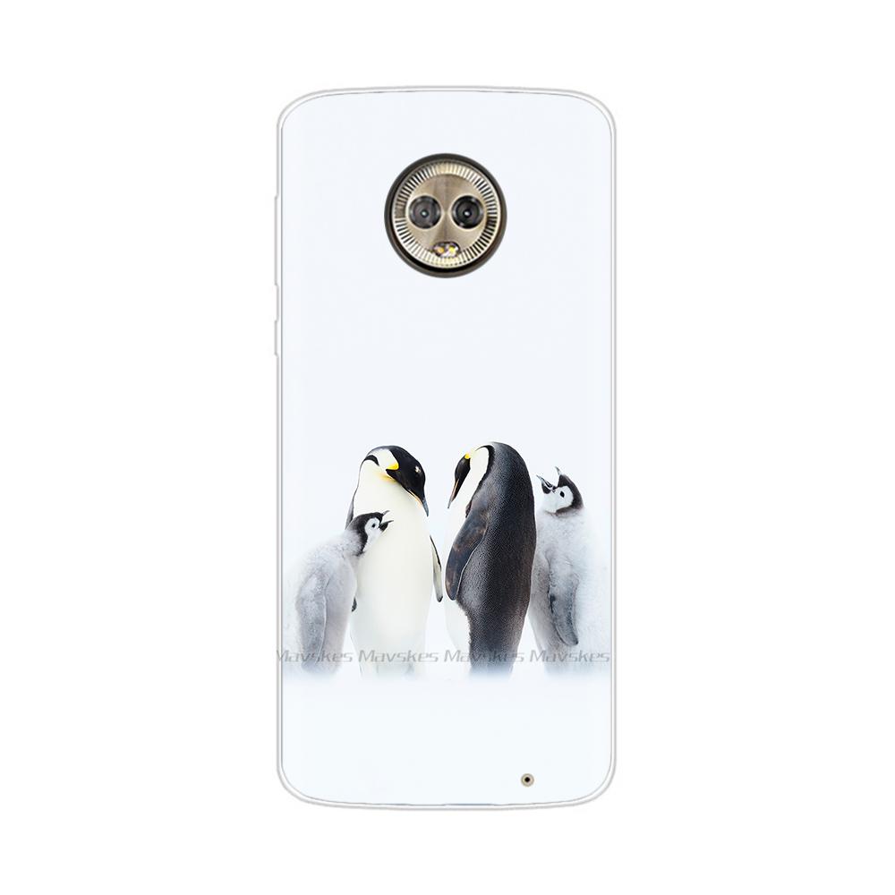 For Moto G6 Play Case TPU Soft Paint Animal Silicone Clear Cover for Motorola Moto G6 Play Plus G6Play Cases Protective Shell