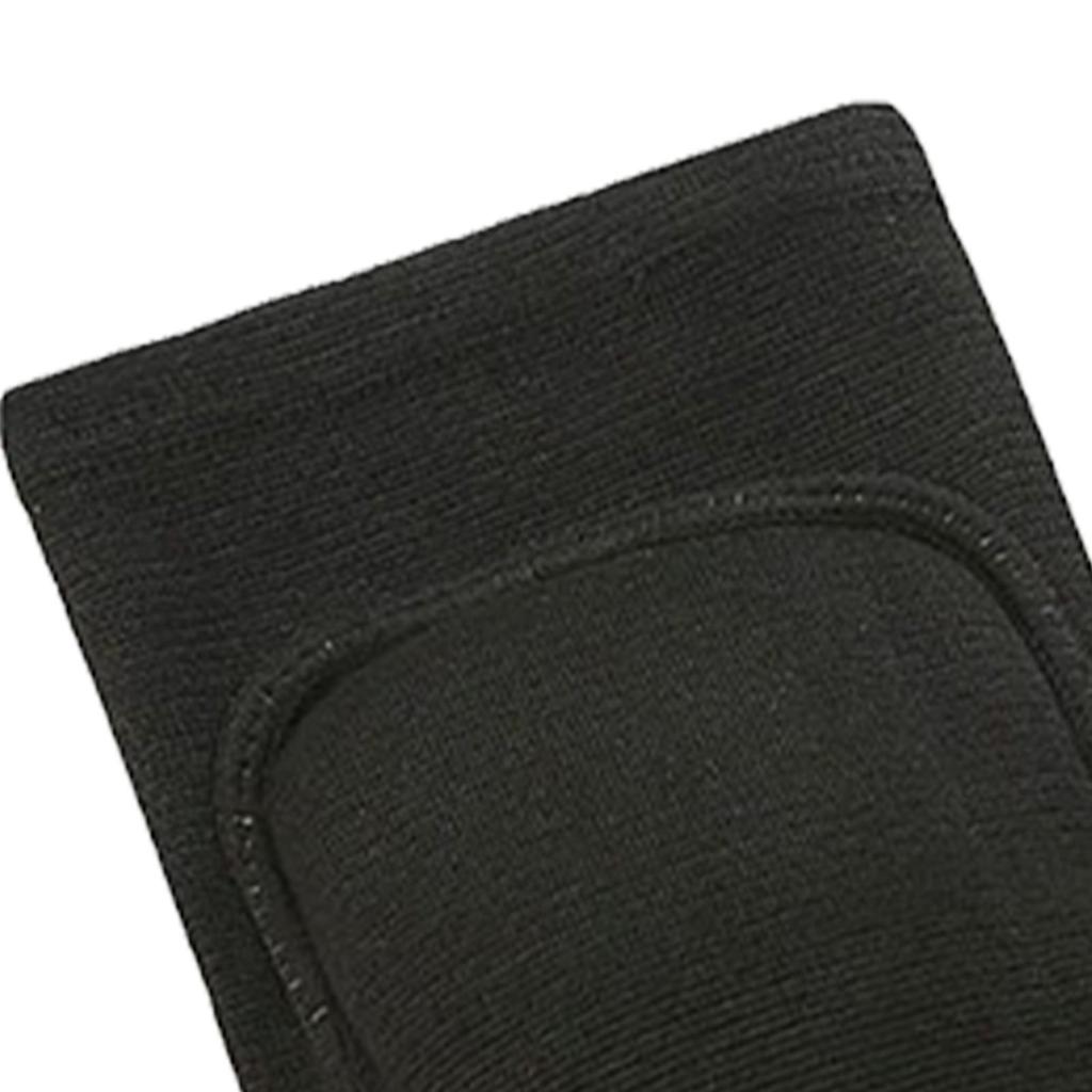 One Pair Sports Kneepad Anti Collision and Anti Skid with Sponge Cover Compression Knee Sleeve for Dance Black M