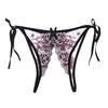 sexy floral front and crotch open sheer lace for can be worn while showing perforated for everyday pink string white string blue string [XGOPTS]