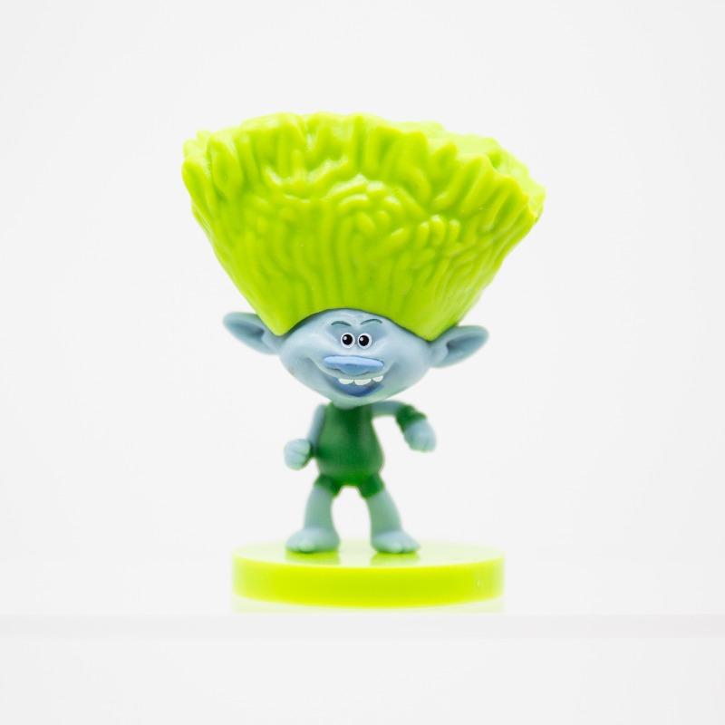 Hasbro Trolls Action Figure Capsule Toy Magic Hair Elf Dress-up Dolls Poppy Princess Scene Decoration Figurine Toy Model