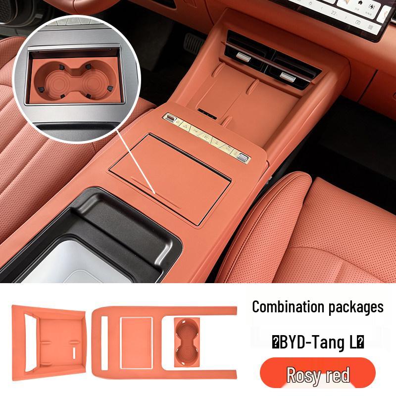 BYD Tang L Silikon Schalthebel & Konsolenmatte mit kabellosem Ladegerät