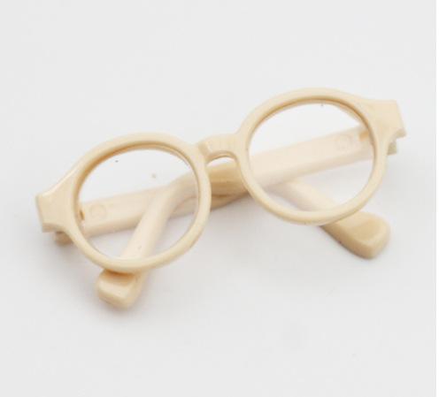 High Quality 6.5/9cm Transparent Plastic Glasses for 1/8 1/6 1/3 1/4 BJD for Labubu MSD SD Plush for EXO Doll Sun Glasses
