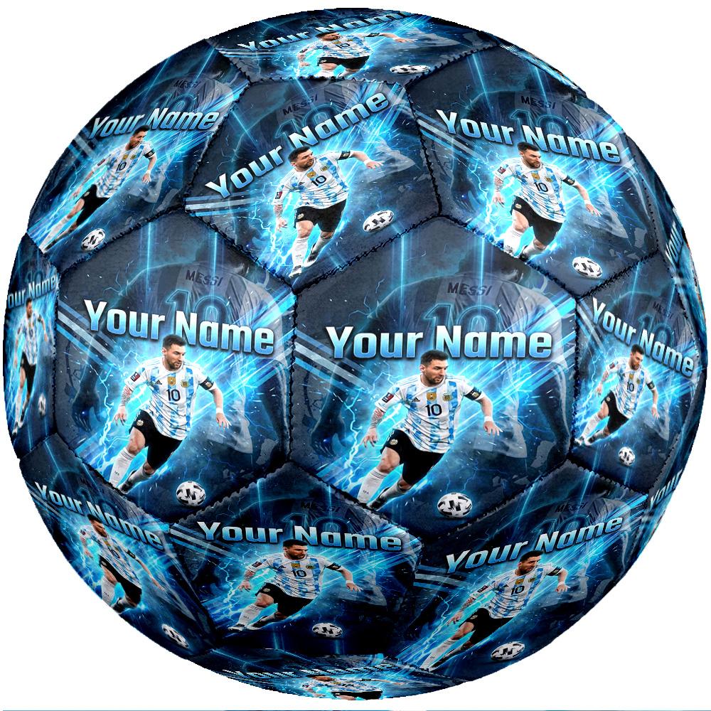 Lionel Messi Fashion Size 5 Football Wearproof Non‑Slip Soccer Ball For Sports Training Entertainment Use