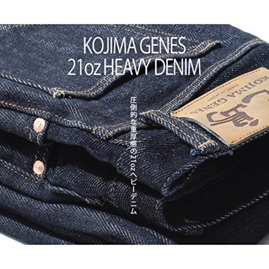 KOJIMA GENES 21oz Straight Jeans Denim Indigo 40 Men's
