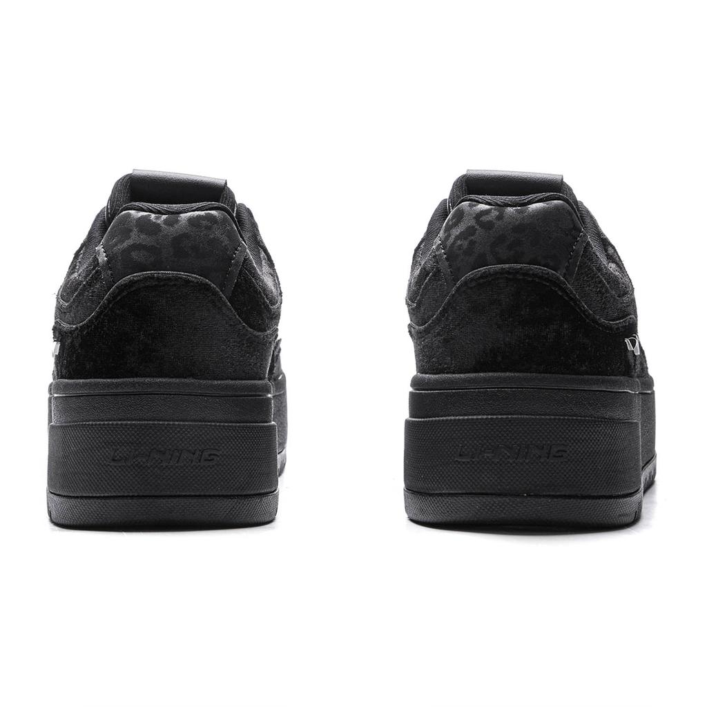 New LiNing Cheese 2.0 Slip Resistant, Abrasion Resistant, Breathable Low Top Skateboard Shoes Women's Black AGCV348-3