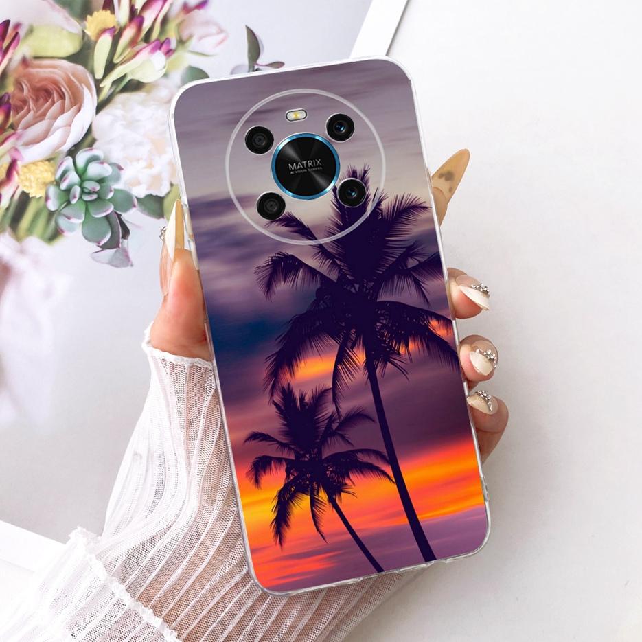 

For Honor X9 5G Case ANY-NX1 New Flowers Butterfly Painted Cover Soft Slim Phone Case For Honor X9 4G X 9 HonorX9 5G Fundas Bags Honor X9 4G