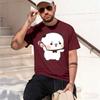 Cute Bubu Is Thro Flipflops T Shirt Unisex Unisex Funny Dudu Tshirt Summer Print Oneck Male Clothes 2026 New Model Shortsleeve C