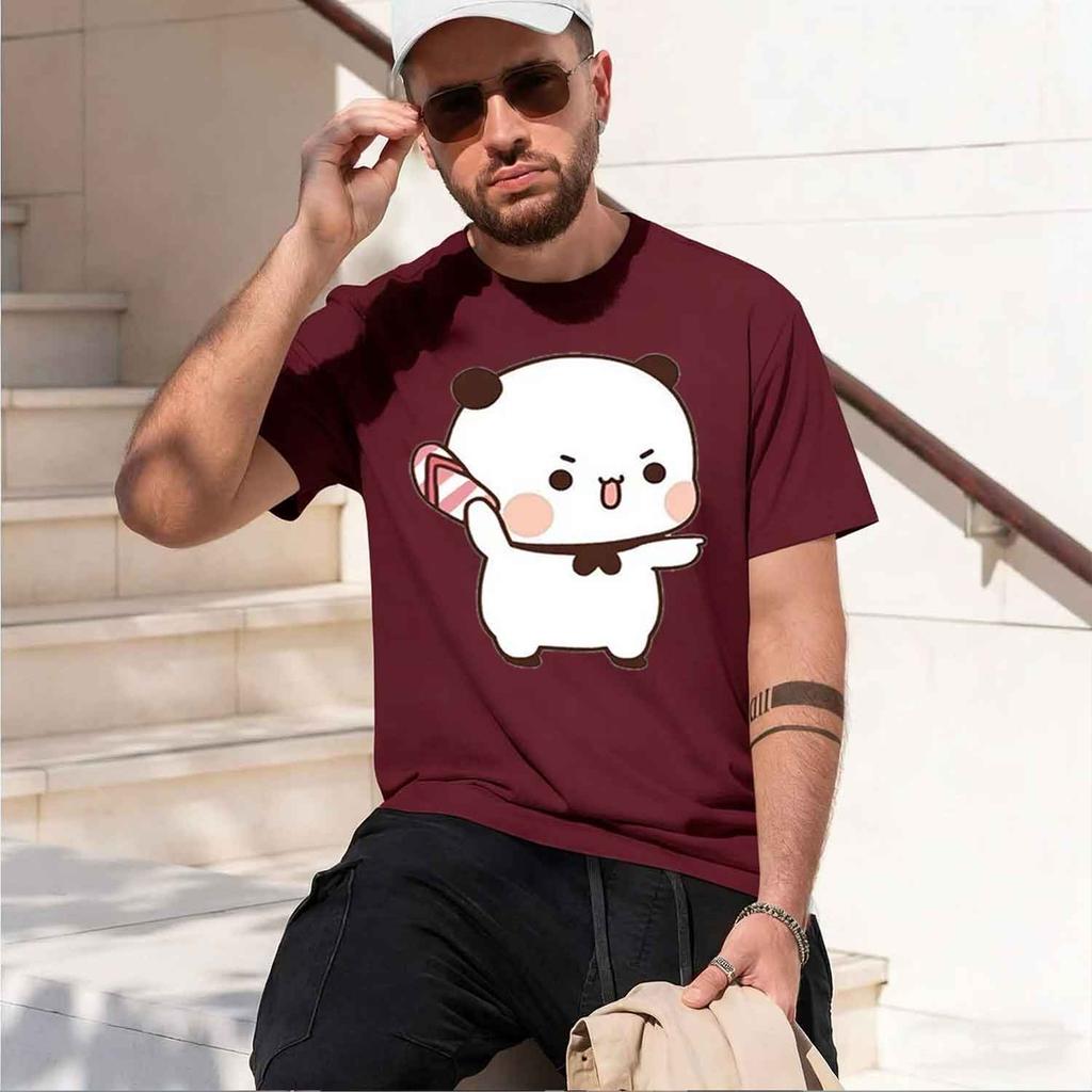 Cute Bubu Is Thro Flipflops T Shirt Unisex Unisex Funny Dudu Tshirt Summer Print Oneck Male Clothes 2026 New Model Shortsleeve C