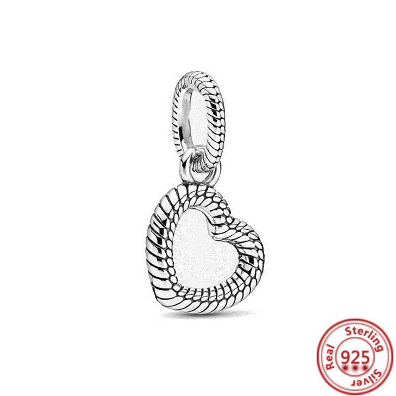 925 Sterling Copper Charm Twisting Arrow Lucky Dice Forever & Always Infinity Love Color Beads Fit Pantaro DIY Bracelet