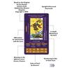 Wyspell Learning Tarot - Meaningful Tarot Cards - Meaningful Beginner Tarot Deck - Beginner Cards with Guidebook