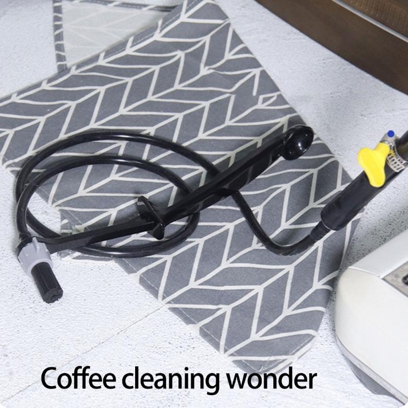 Ergonomic Cleaning Brush For Espresso Machine Heat Resistant Coffee Maker Cleaner Brew Head Stain Removal Tool