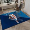 Thunder Basketball Team  Carpet, Kitchen Rugs, Yoga Mat, Non-Slip Mats, Rug for Bathroom, Living Room Bedroom, Camping Rugs Christmas Gift
