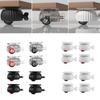4Pcs Heavy Duty Universal  Wheel Soft Rubber Furniture Caster Universal Swivel Caster  Office Chair