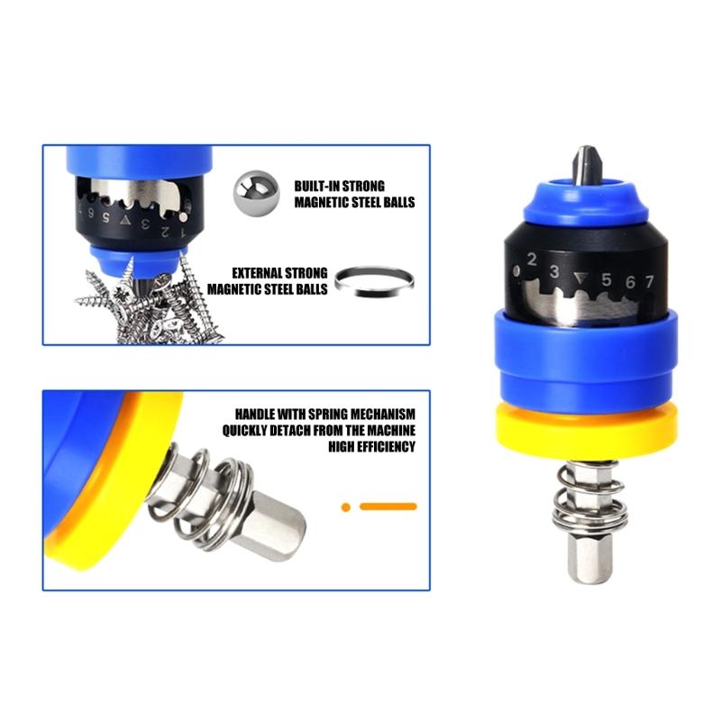 Adjustable Depth Stop Counterbore Drill Bit Set Countersink Drill Bit For Precise Woodworking 3.2mm To 4.8mm Tapered Bit