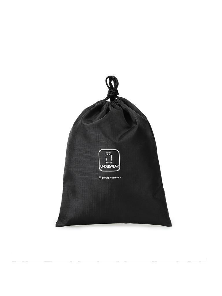 Swiss Military Carrier Travel Bag-In-Bag Pouch Set Of 5 Sm-B5Pn Black