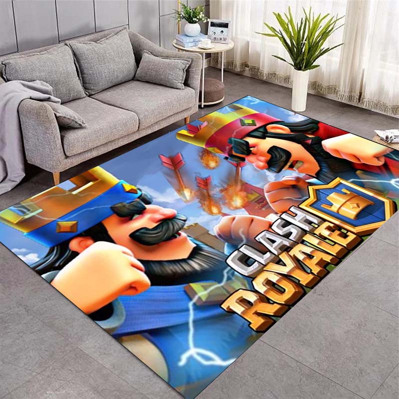 Game Archer Mage Character Print Area Rug Dark Blue Background Floor Carpet Game Fans Living Room Bedroom Home Decor Mat