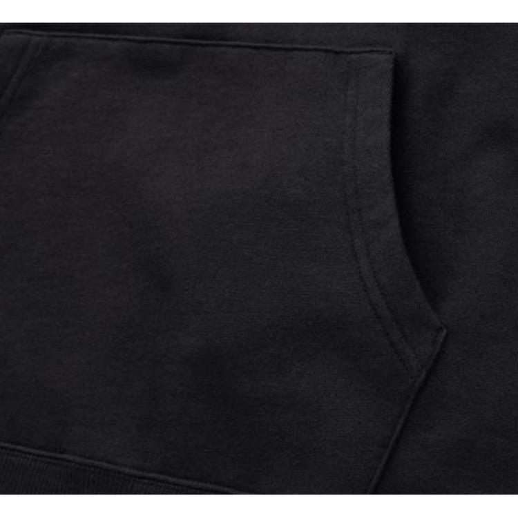 Uniqlo X Warner Bros Solid Color Fitted Hoodie Unisex hoodies Black 431824-09