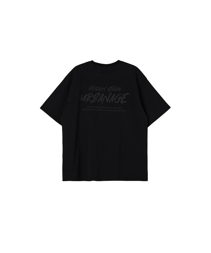 Urban Age [2Pack] Design Studio Logo Oversized Short Sleeve_4Color (Type A)