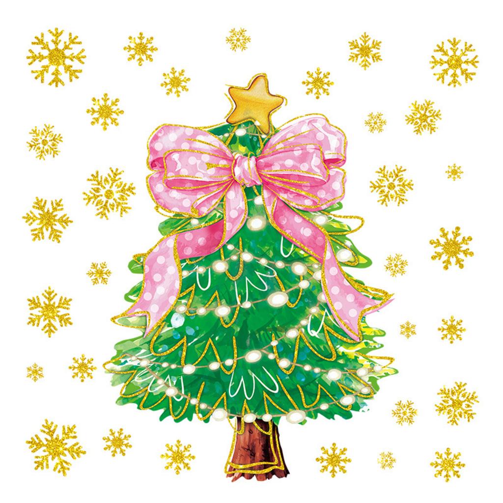 Christmas Decorations Holiday Party Decoration Window Stickers Pvc Static Stickers Window Decorations