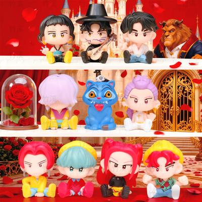 10 Stück/Set Action-Puppe Spielzeug-Set, Huntrix Rumi Mira Zoi Saja Jungen Derpy Tiger Modellpuppen, für Schreibtischdekoration Geschenke