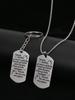 Stainless Steel Keychain and Necklace, A Gift for Mom, Engraved Badge, Ideal Gift for Men, Couples, Boyfriend, Family & Friends