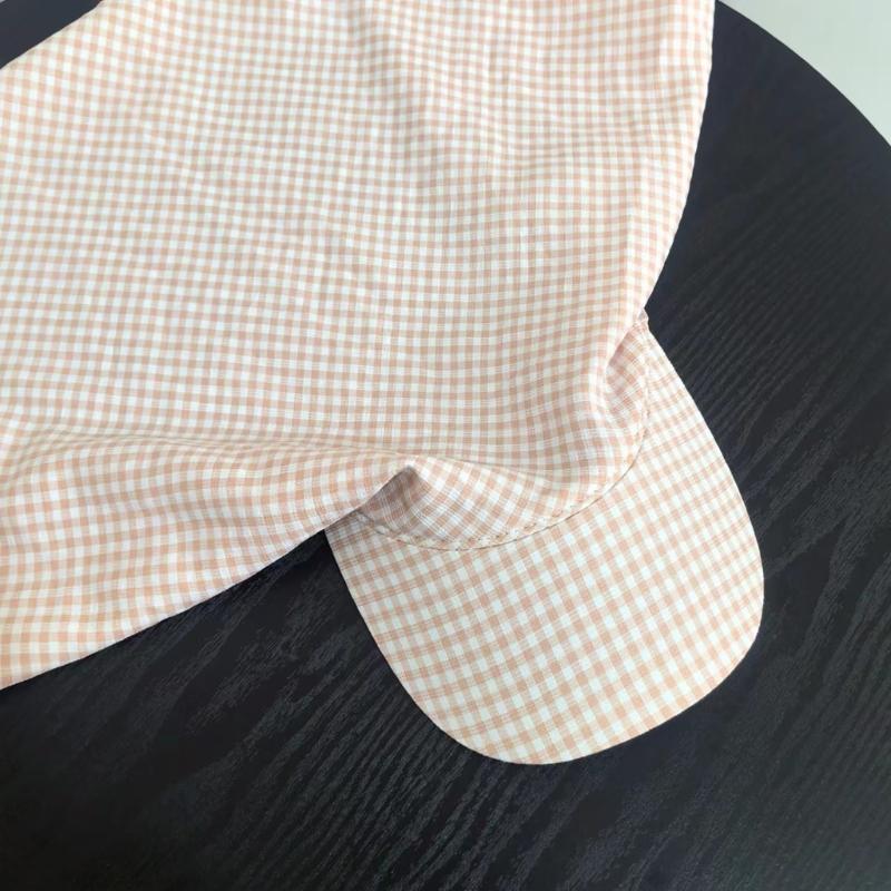 Selbst zu bindende Turban-Baseballkappen Gittermuster für Erwachsene Strandurlaube Fischerhut