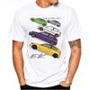 Summer Men Short Sleeve Drive The Japan Style Sport Car Civic Type R Ek9 Eg6 Fan Legend Tshirt Hip Hop Boy Casual White Tees