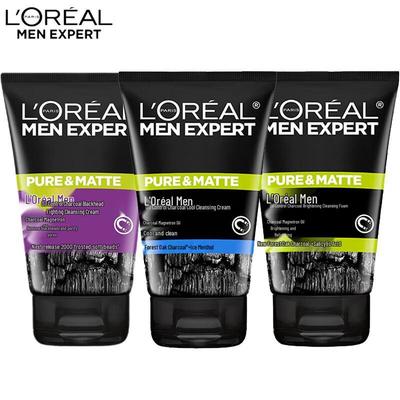 L'Oréal Men Expert Charcoal Facial Cleanser Triple Pack