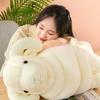 40/50cm Goat Plush Toy Fluffy Lovely Animal Doll Plushies Sofa Pillow Ornament Soft Simulation Stuffed Animal Doll Plush Pillow Home Decoration
