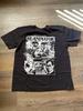 Re-Animator / Película de Terror Camiseta Gráfica Promocional Rara que Brilla en la Oscuridad Hombre TALLA GRANDE