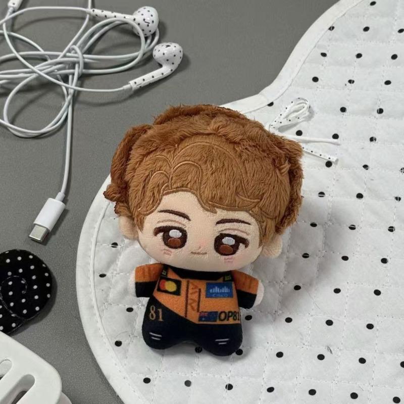 10cm Nuova Bambola Peluche Pilota F1 Giocattolo Carino George Russell Oscar Piastri Accessori Bambole Ciondolo Per Fan Bambola Morbida Ripiena Regali