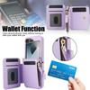 Crossbody Wrist Strap Wallet with Card Holder Phone Case for Samsung Galaxy Z Flip 6 5 4 3 Flip6 Flip5 Flip4 Flip3 Leather Cover