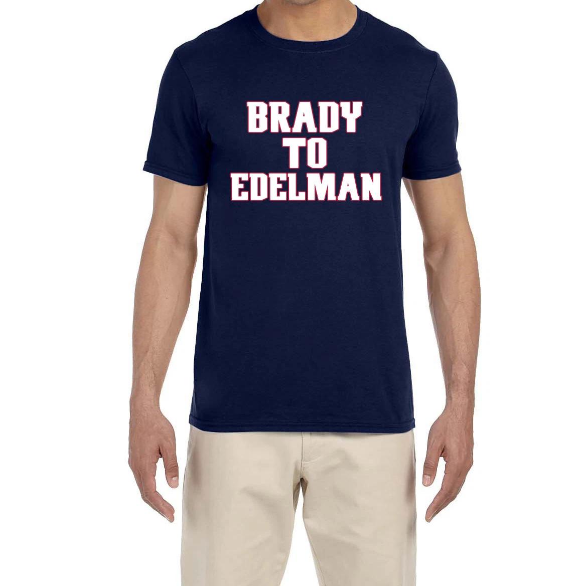 New England Patriots Tom Brady To Julian Edelman T-shirt M