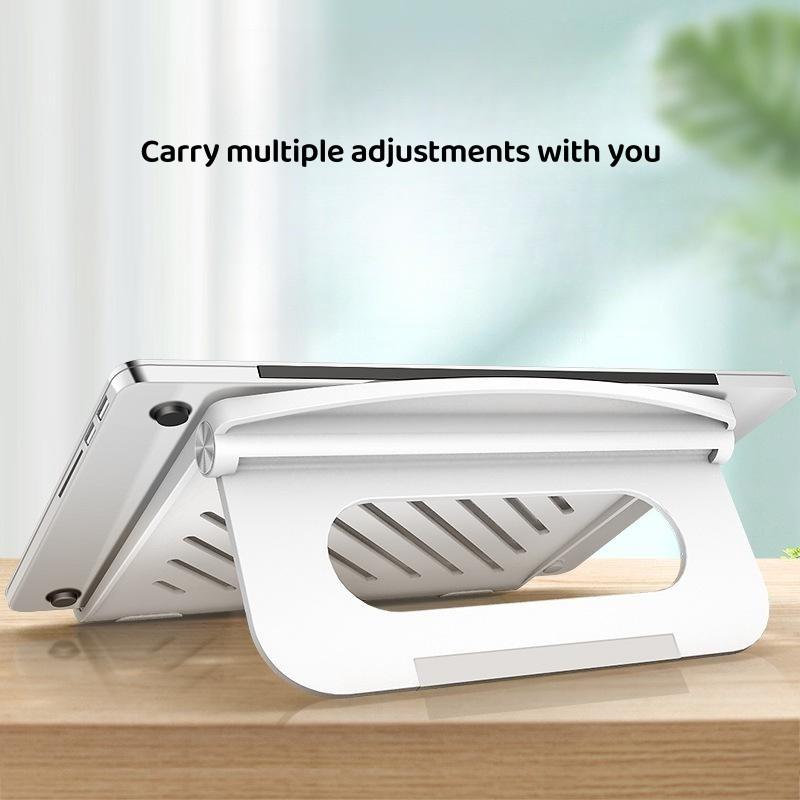 Universal Laptop Holder Adjustable Notebook Stand Invisible Silicone Nonslip Cooling Pad Portable Tablet Bracket PC Accessories