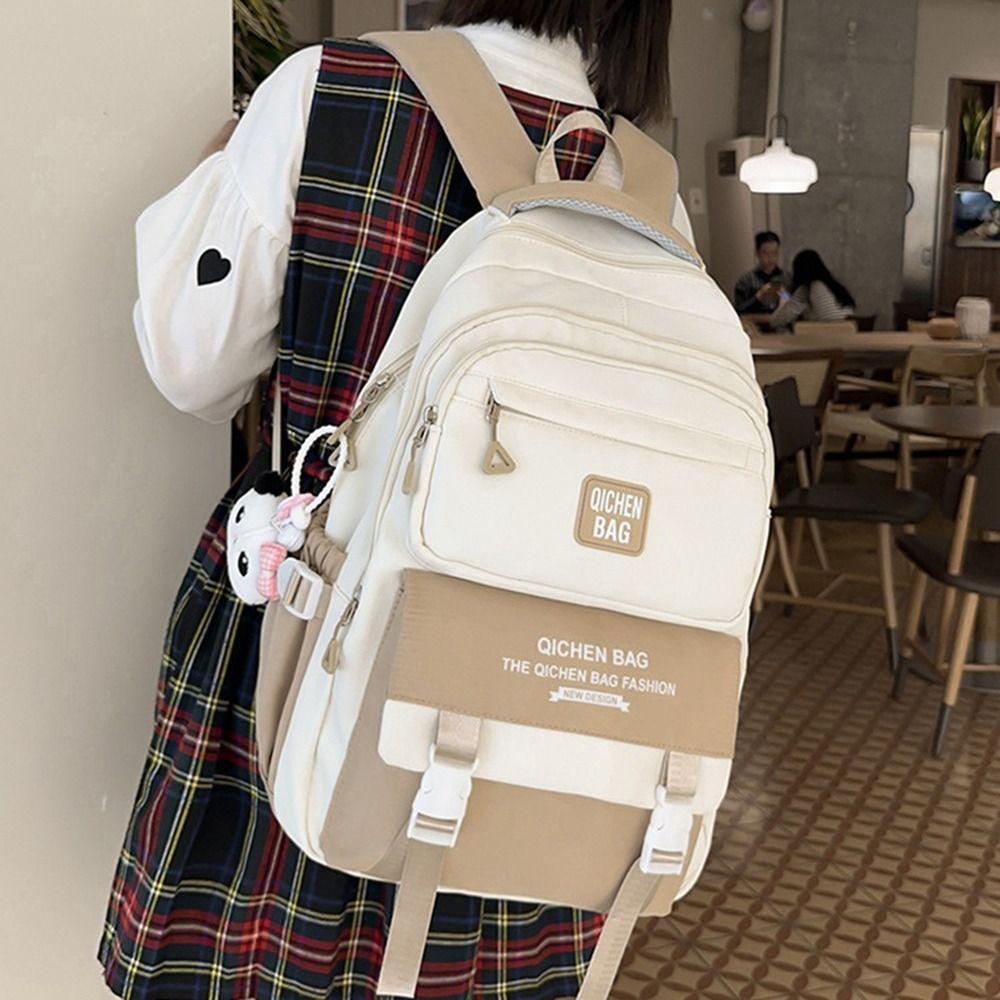 Waterproof Students School Bags Large Capacity Girls' Shoulder Bag Computer Backpack School