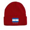 Nicaragua Flag Warm Knit Cap Beanie, Patriotic Man Cap Warm Stretchable Casual Bobble Hat Knitted Cap Beanie