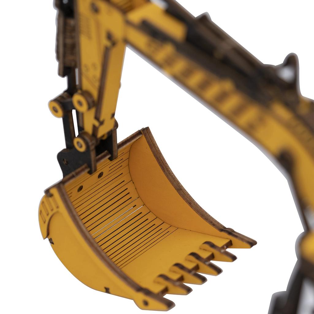 Japanese instruction manual Robotime 3D Wood Puzzle Working Car Series Series Tsukurunsu® [Official sales/Japanese included] (Excavatar)