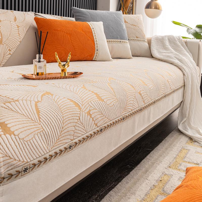 Chenier Sofa Cushion Four Seasons Universal Light Luxury Simple Modern Seat Cushion Princess Sofa Cover Cover Cloth Set