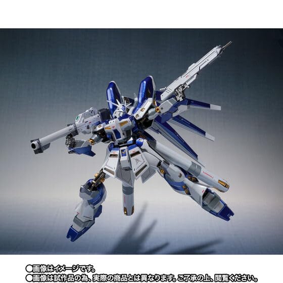 METAL ROBOT SPIRITS Hi-v Nu Gundam AMURO's SPECIAL Color Counterattack Approximately 140mm ABS PVC Painted Movable Action Figure